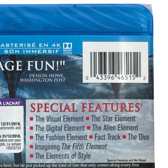 The Fifth Element Blu-ray 4K Mastering Widescreen Edition - Picture 5 of 6